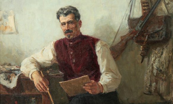 Прокопинский Г.И. Портрет М.Б. Грекова. 1955г. х.м. 100х126