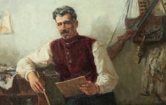 Прокопинский Г.И. Портрет М.Б. Грекова. 1955г. х.м. 100х126
